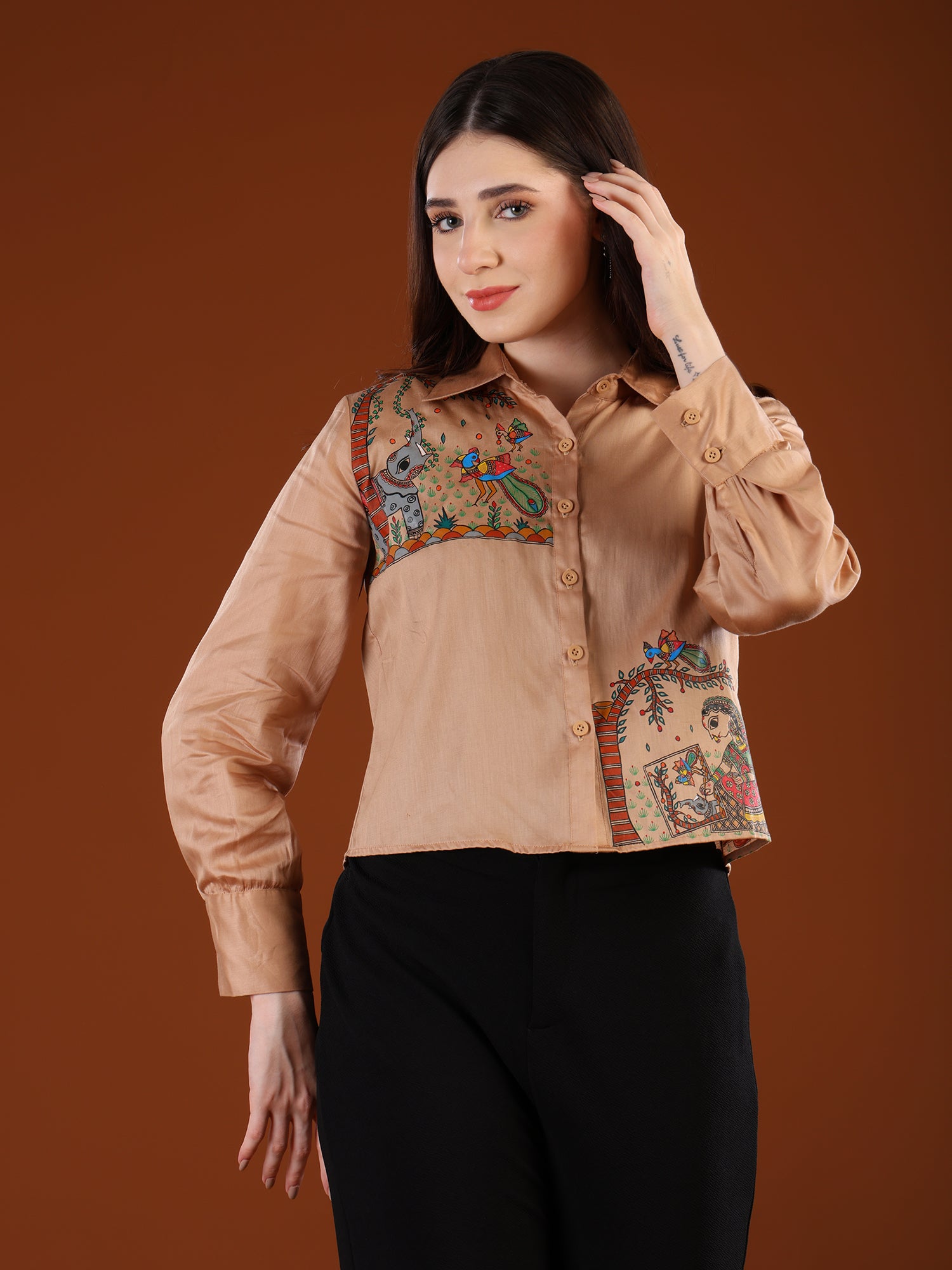 Chitralekha Madhubani Shirt