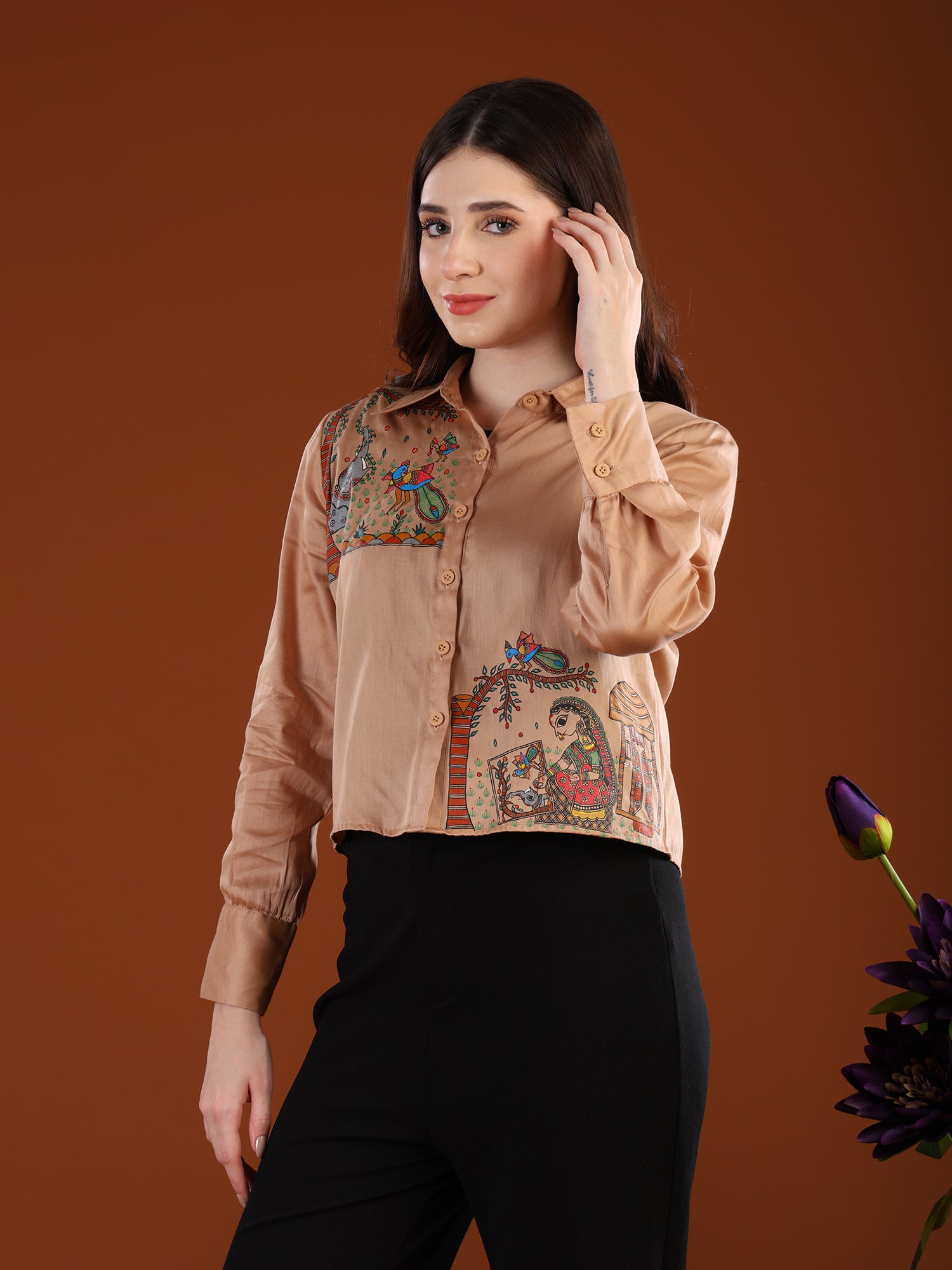 Chitralekha Madhubani Shirt