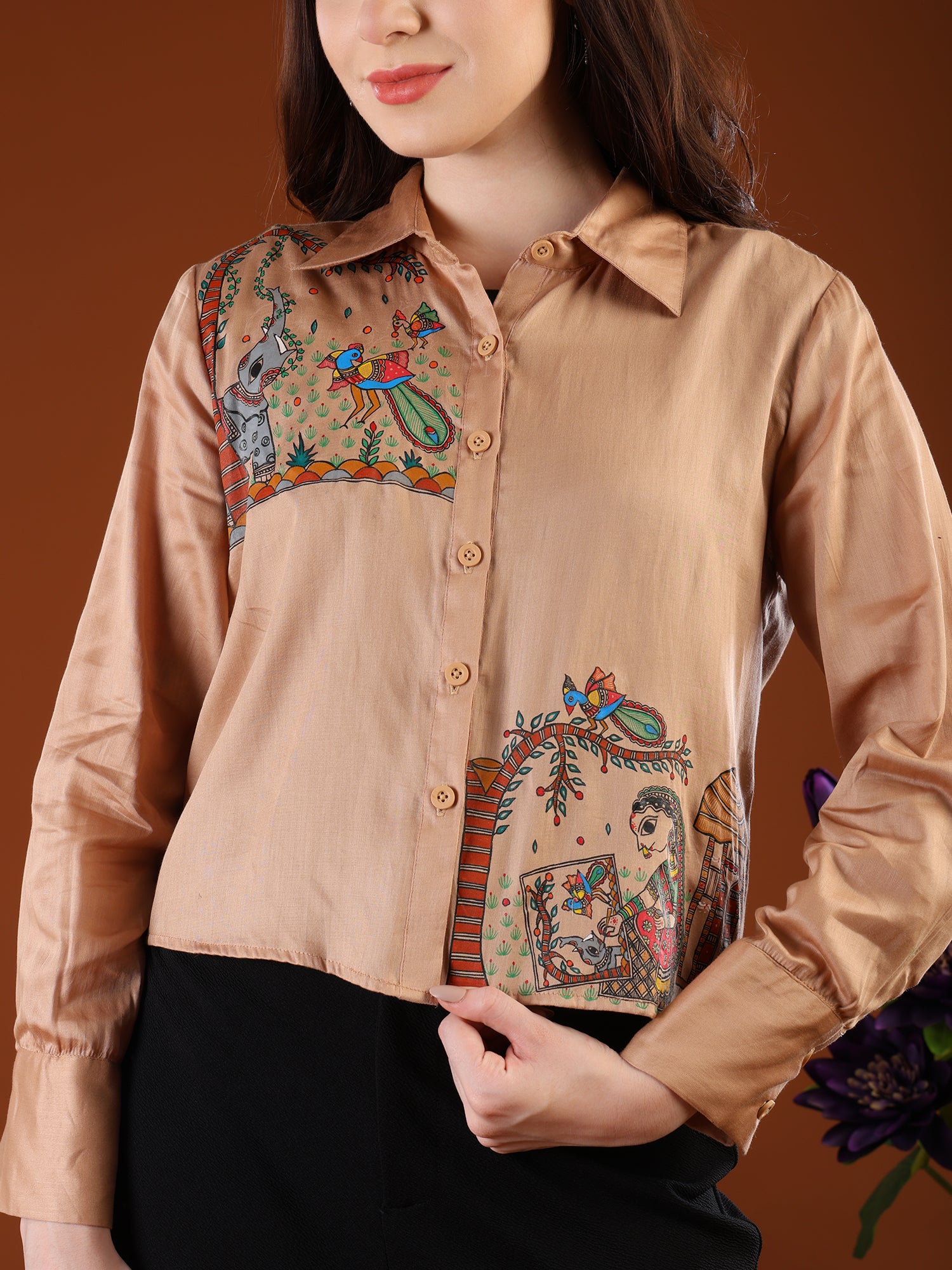 Chitralekha Madhubani Shirt