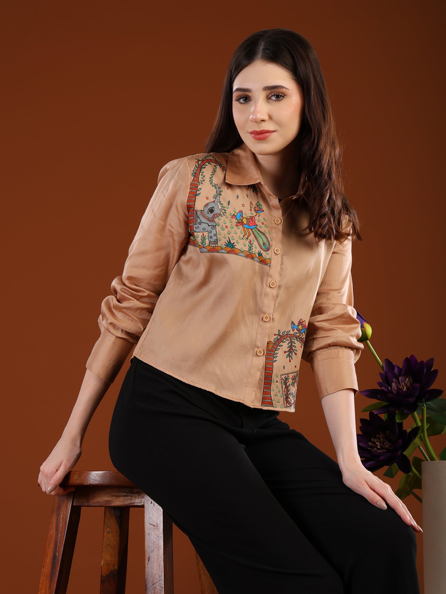 Chitralekha Madhubani Shirt