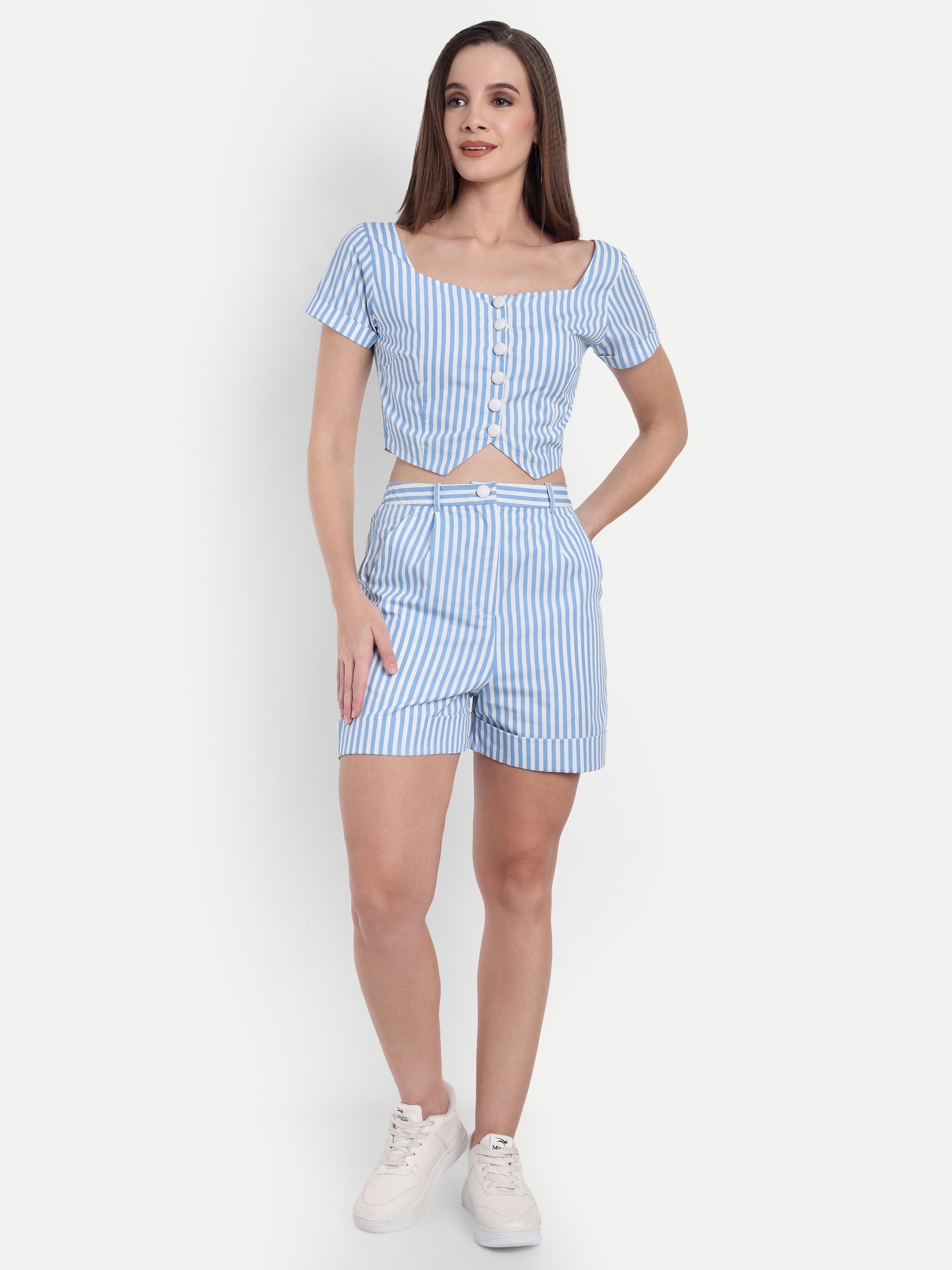 Striped Crop Top