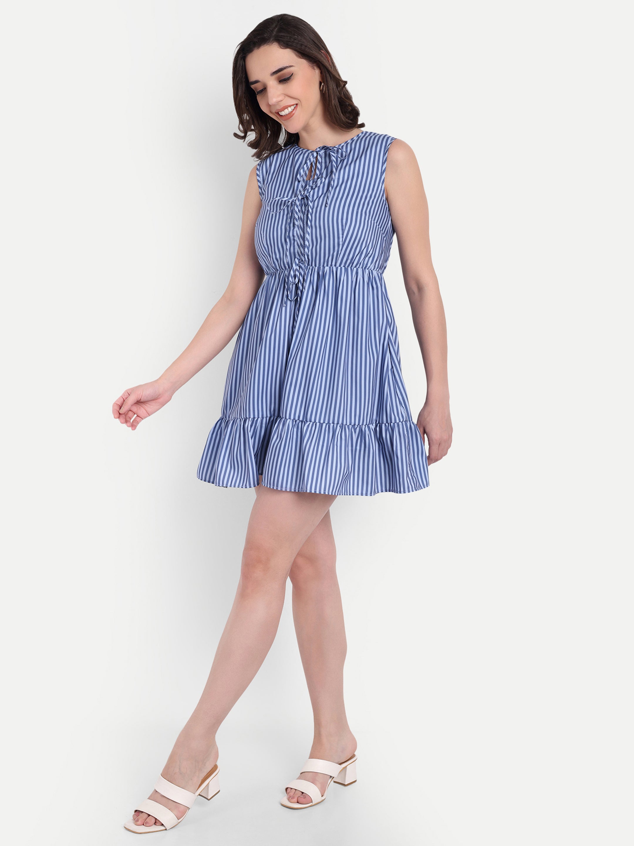 Striped Mini Dress