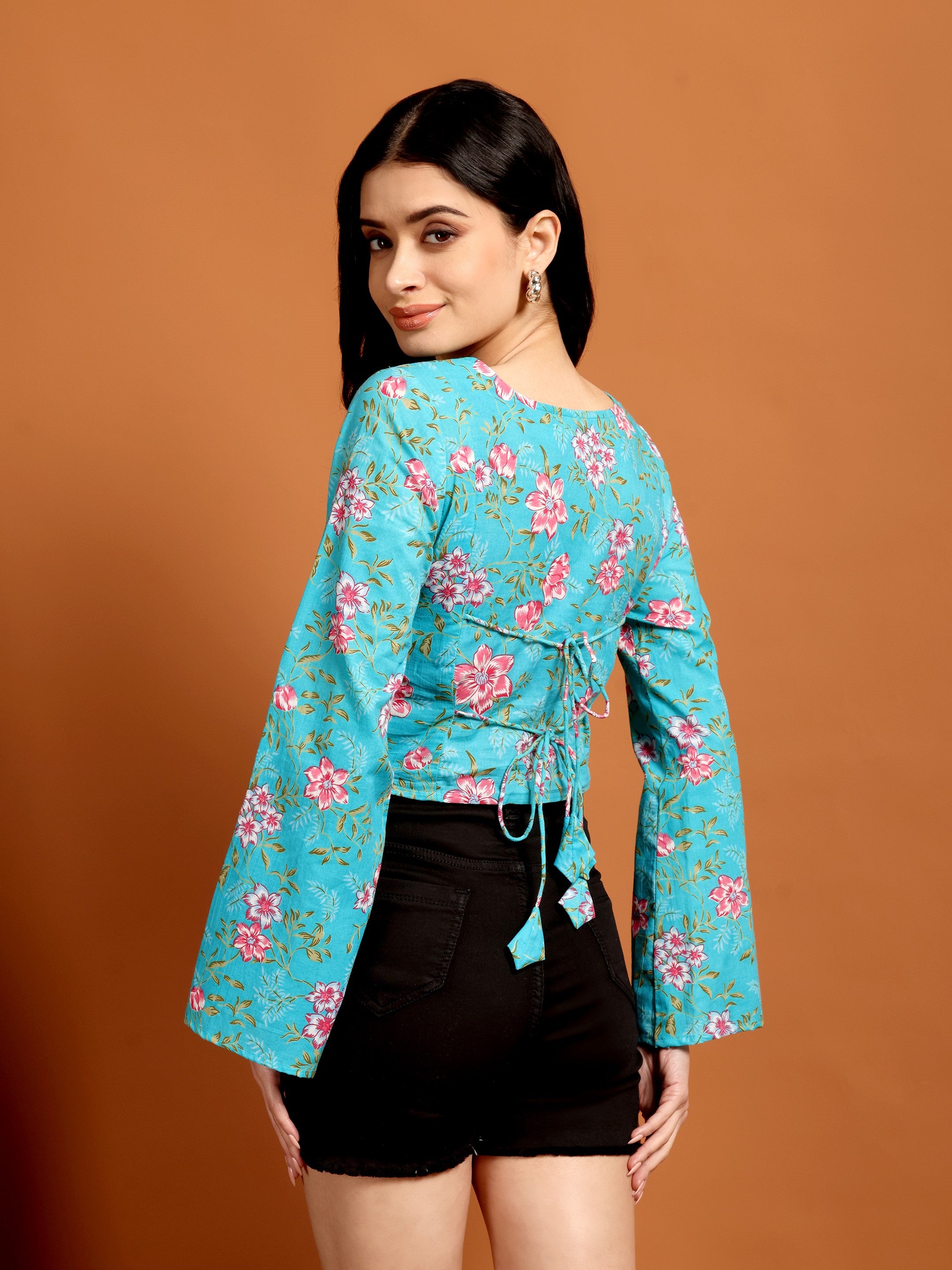Jaipur Printed Tie-up Top