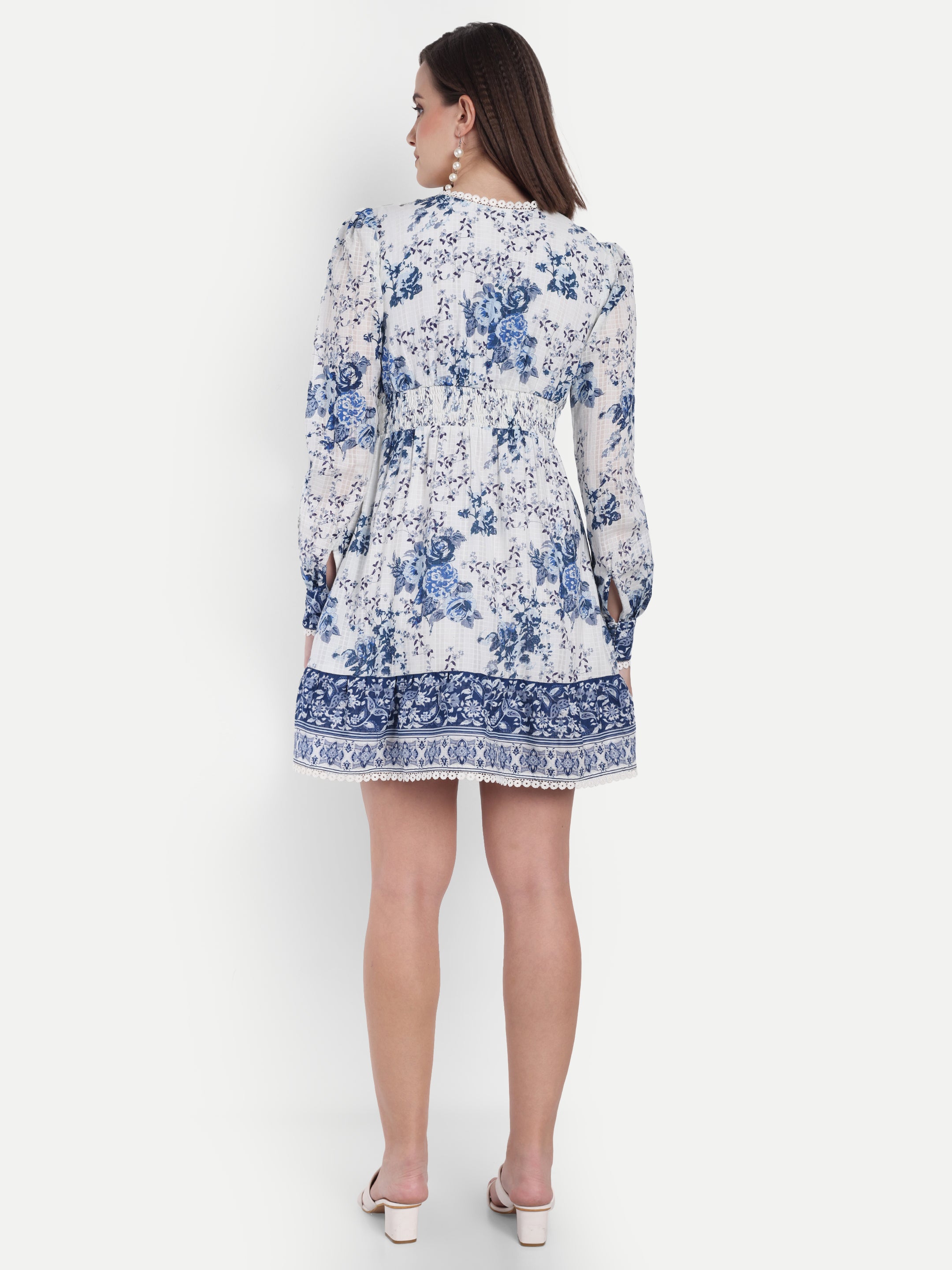 Floral Cotton Mini dress
