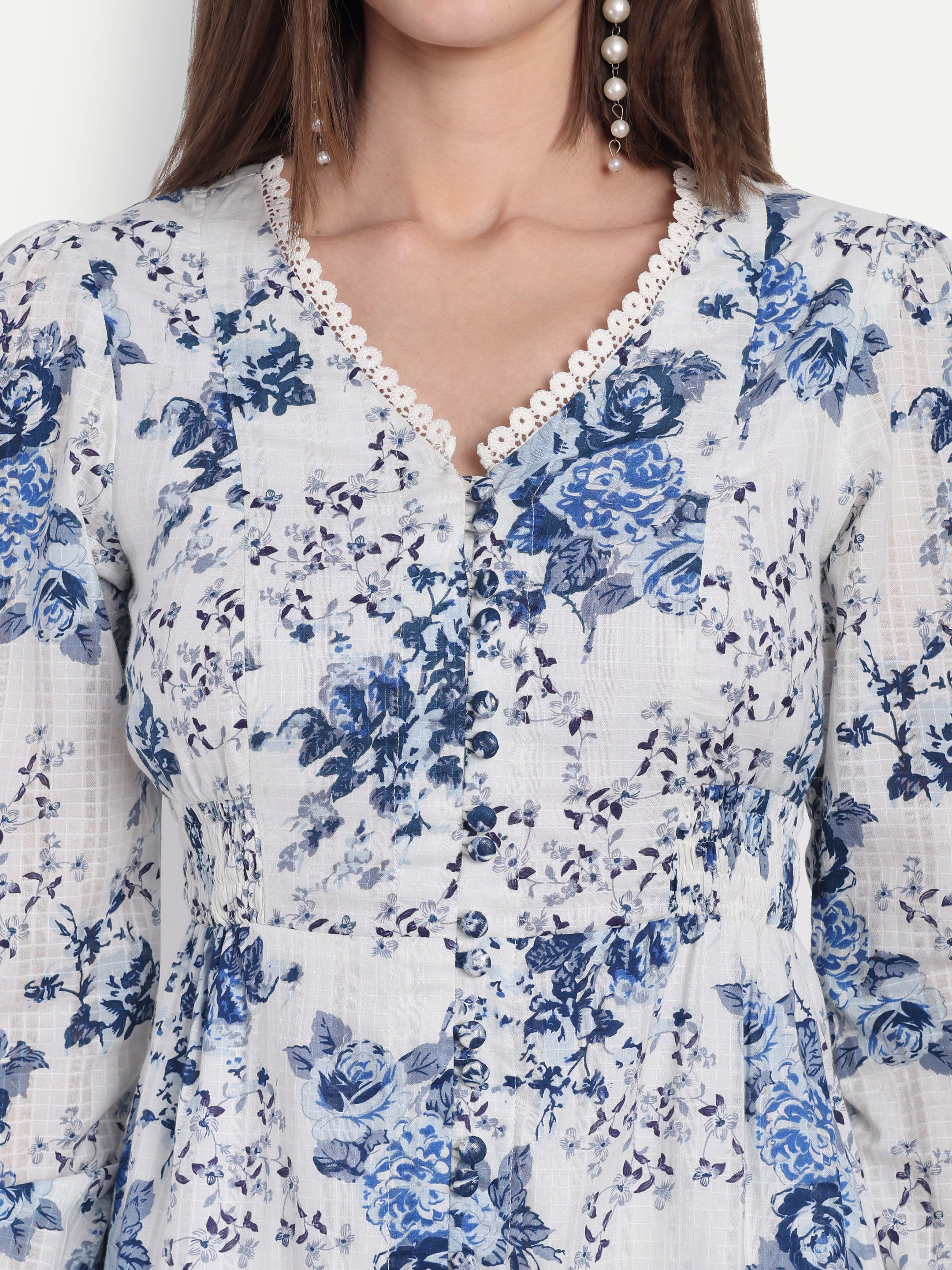 Floral Cotton Mini dress